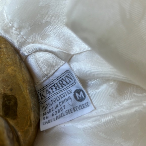 Vintage 1990’s Kathryn Silky Slip Negligee Lingerie Dress Chemise and Robe - Picture 6 of 8